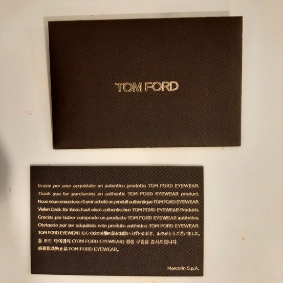 Tom ford Sunglasses box and card - Picture 4 of 5